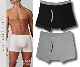 Geoffrey Beene Men's Classic Knit Cotton Boxer Briefs 2-pack - ON SALE