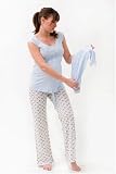 The Olian 3pc. Pajama Set with Drawstring Baby Gown