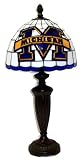 University of Michigan Wolverines Stained Glass Lamp