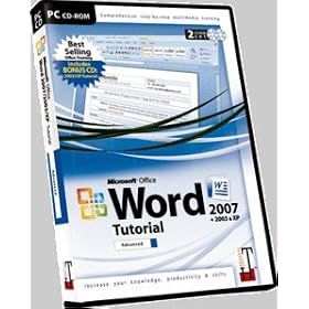 Microsoft office Word 2007/2003/XP Advanced Training software - 2CD Set