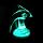 Fortune Products LB-RGBW-6 Super Bright 40 LED Light Base, 6-1/8" Diameter x 1-1/8" Height, Multi-Color