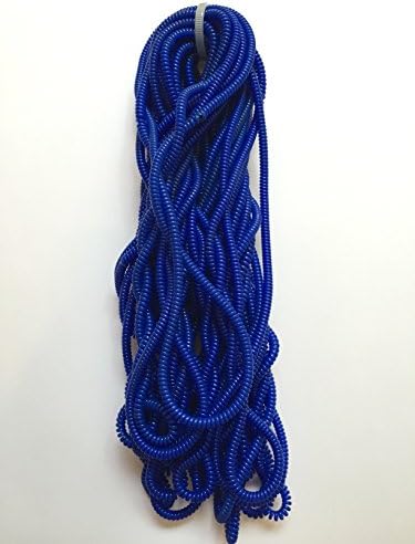 SET of 4 Spiral Cord Protectors for Cell Phone Charger Cables, Tablet Charger Cables and Earphone Cords (Royal Blue)