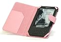 KINDLE 3 Pink Excellent Quality PU Leather Book Folio Style Case Cover