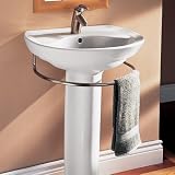 American Standard 0268.004.178 Ravenna Pedestal Sink, Black