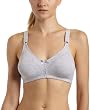 Bali Women's Double Support Cotton Stretch Wire-Free Bra, Heather Grey, 42C
