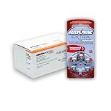 60 Rayovac Extra Mercury Free Hearing Aid Batteries Size: 13
