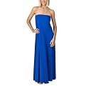 Mossimo® Black: Strapless Maxi Dress - Blue Blaze
