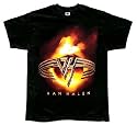 Van Halen Tee - Flaming Globe Black T-Shirt
