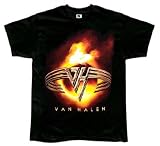 Van Halen Tee - Flaming Globe Black T-Shirt