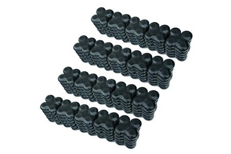 Skateboard Wheels Blank 54mm Black