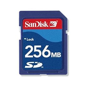 **SANDISK 256MB SECURE DIGITAL CARD