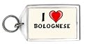 I Love Bolognese Keychain