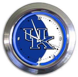 Kentucky Wildcats Varsity Neon Clock