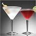 Kitchen & Housewares : Freeze-to-Please Martini Glasses (Set of 2 in Gift Box)