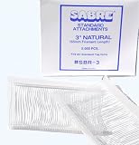 500 Standard Tagging Tag Gun Fasteners Pin Barb Size: 3" Natural Sabre Standard Attachments (50 / Pack)