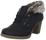 Rieker Z8823-00, Damen Fashion Halbstiefel & Stiefeletten, Schwarz (schwarz/cappuccino 00), EU 39