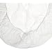 Kwik-Cover 48PK-W 42-48'' Round Individually Packaged Kwik-Cover - White Fitted Table Cover Individually Wrapped, 2 Bags of 25