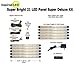 Super Deluxe 21 LED Under Cabinet Lighting Kit with Dimmer Switches Warm White (see also #4829 and 4863)