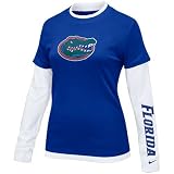 Nike Florida Gators Ladies Royal Blue 2-in-1 Long Sleeve T-shirt