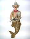 December Diamonds Clint The Cowboy Merman Gay Pride Christmas Ornament