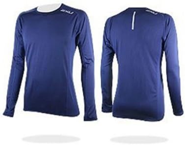 2XU Men's Long Sleeve Top (Medium, Blue)