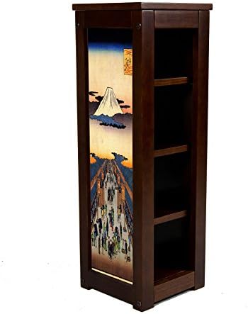 Pedestal Stand Blooming Plum Tree with Full Moon by Hiroshige