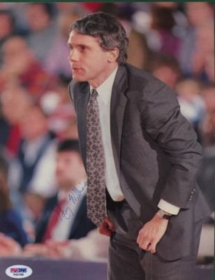 Autographed Gary Williams Photograph - Maryland Magazine Psa Dna - Autographed College Photos