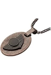 Diesel DX0555 Men's Brown IP Military Dog Tag Pendant Necklace Jewelry