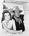 Angie Dickinson & John Wayne 12x16 Matte B&W Photo