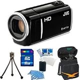 JVC GZ-HM50US Flash Memory Camcorder (Black) – 16 GB Memory Bundle