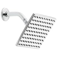 Peerless 76167 6-Inch Brass Square Overhead Shower, Chrome