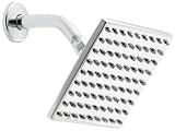 Peerless 76167 6-Inch Brass Square Overhead Shower, Chrome
