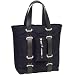 Handle Canvas/Leather Tote Black
