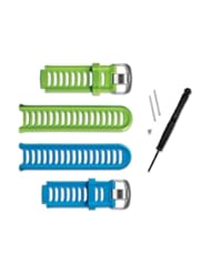 GPS or Navigation System: Garmin 910XT Blue & Green Band Kit - Garmin