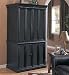 Distressed Black Entertainment Center