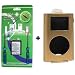 850mAh Replacement Battery KIT for 6GB Silver M9801LL/A Apple Ipod Mini 2nd generation MP3 Player { Li-Ion Battery + Two Special Screwdrivers + Installation Manual } plus Gold Aluminum Hard Case