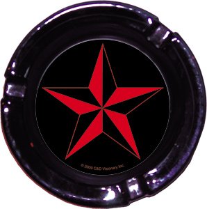 Detail image DSX Nautical Star Glass Ashtray