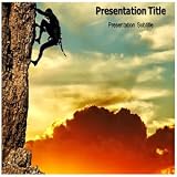 Mount Climbing PowerPoint Template - Mount Climbing PowerPoint (PPT) Backgrounds Templates