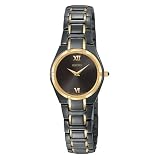 Seiko Ladies Dress Black Ion Watch #SUJE76 by Seiko