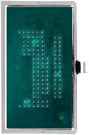 Chemistry Periodic Table Custom New Fashion Business Name Card Holder Stainless Steel Case - From Yesir Man GIFT