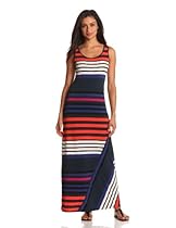 Hot Sale Calvin Klein Women's Stripe Maxi Dress, Multi, 8