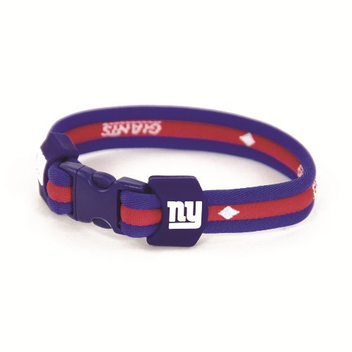 New York Giants NFL 8.5'' Titanium Sports Bracelet