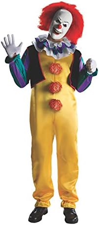 Fas Cosplay Costume Men's It The Movie Adult Pennywise Deluxe-Large