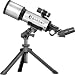 BARSKA 40070 Starwatcher Compact Refractor Telescope with Table Top Tripod And Carrying Case