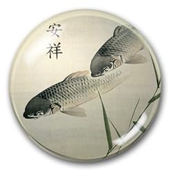 Peaceful Koi - Crystal Dome Paperweight