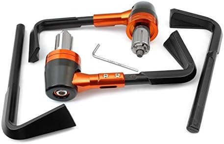Universal 2pcs (22mm) CNC 7/8" Protector Handlebar Brush Proguard System Pro Brake Clutch Levers Protect Guard Orange Fit for HONDA VTR990F/FIRESTORM 1998 1999 2000 2001 2002 2003 2004 2005 F-18/V-00