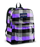 Jansport Superbreak, Sac &agrave; dos - Violet/gris, Synth&eacute;tique
