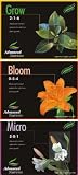 Advanced Nutrients Bloom, Micro & Grow - 1 Liter Each