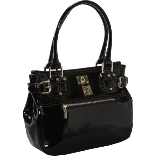 Anne Klein Trinity Medium Satchel,Cream,One Size