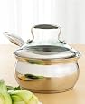 Tools of the Trade Belgique Stainless Steel Covered Saucepan, 3 Qt.